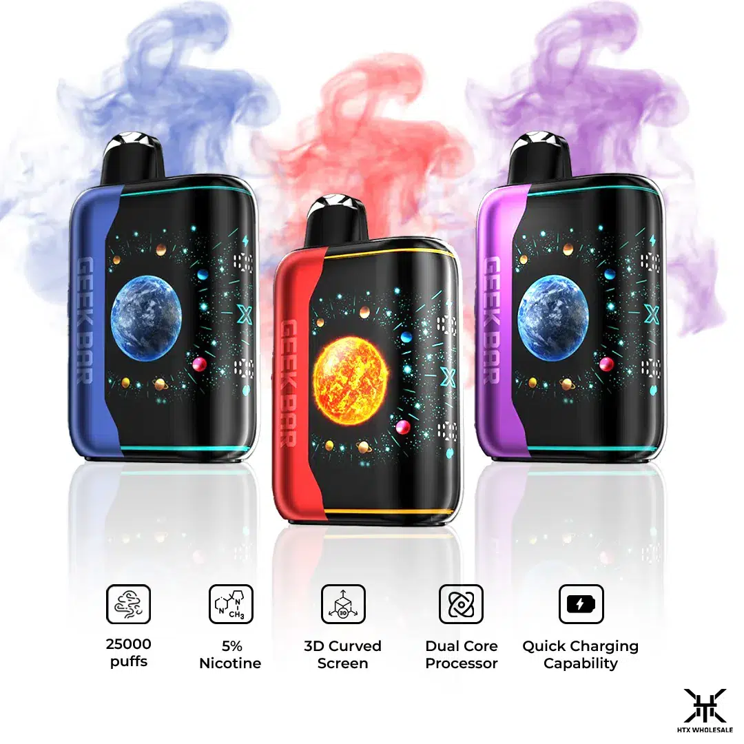 拋棄式電子煙口數與續航真相:12000 到 60000 Puffs 怎麼選|蒸氣空間 6 GEEK BAR Pulse X 25000 Puffs 一次性電子煙