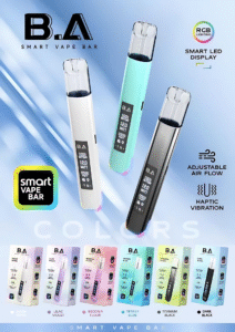 B.A主機 Smart Vape Bar 一代煙桿|BA智慧LED發光主機 六色可選 台灣現貨 2 b.a主機